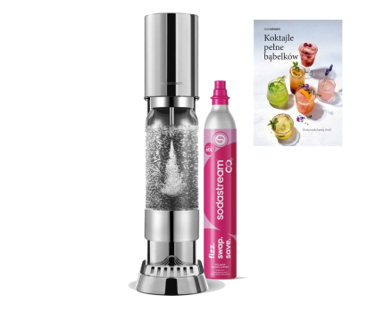 Saturator do wody i akcesoria SodaStream Zestaw saturator ENSO ST + książka z przepisami